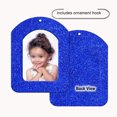thumbnail image 7 of Expressly Yours! Mini Magnetic Glitter Picture Frame Christmas Ornaments with Photo Protectors, Vertical Blue, 6-Pack, 7 of 7