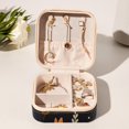 thumbnail image 6 of Squirrel Travel Portable Square Display Case: Earring and Necklace Organizer - Ideal for Girls and Women, 6 of 6