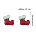 thumbnail image 3 of Fiudx Colgante Navideños En Diseño de Ciervo, Elegantes Pendientes En Cobre Rojo, Accesorios En Muñeco de Nieve, Ideales En Regal Temporada, Cómodos de Usar Todo El Día, Incluye Dos Pares., 3 of 6
