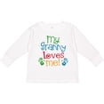 thumbnail image 3 of Inktastic My Granny Love Me Gift Boys or Girls Long Sleeve Toddler T-Shirt, 3 of 5