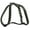 Black, variant on Real Leather Dog Harness, 15"-19" Chest size, 1/2" Wide, Poodle