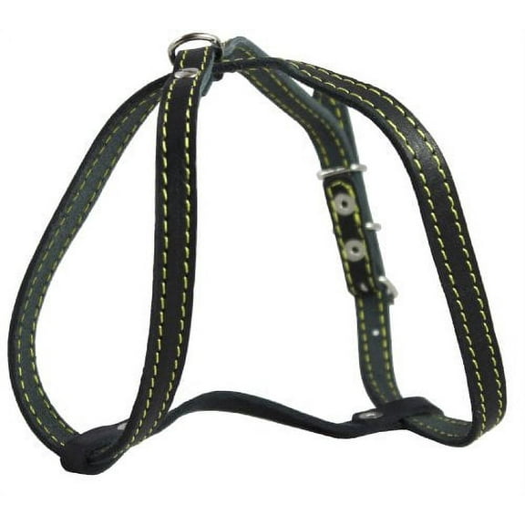 Real Leather Dog Harness, 15"-19" Chest size, 1/2" Wide, Poodle