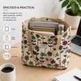 thumbnail image 1 of Bolso hombro para mujer, moderno y minimalista, ideal para ir compras, fiestas, trabajo o vacaciones. Marrón, 1 of 8