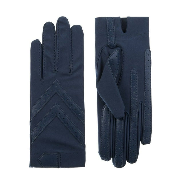 Isotoner Women's smartDRI Chevron Shortie Touchscreen Gloves A30101