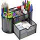 thumbnail image 1 of Desk Organizer, Mesh Desk Neater And Pen Holder, 8 Cubicles And 1 Drawer, Stationery Organizer, Home, Office, School, Classroom, Workshop, 1 of 5