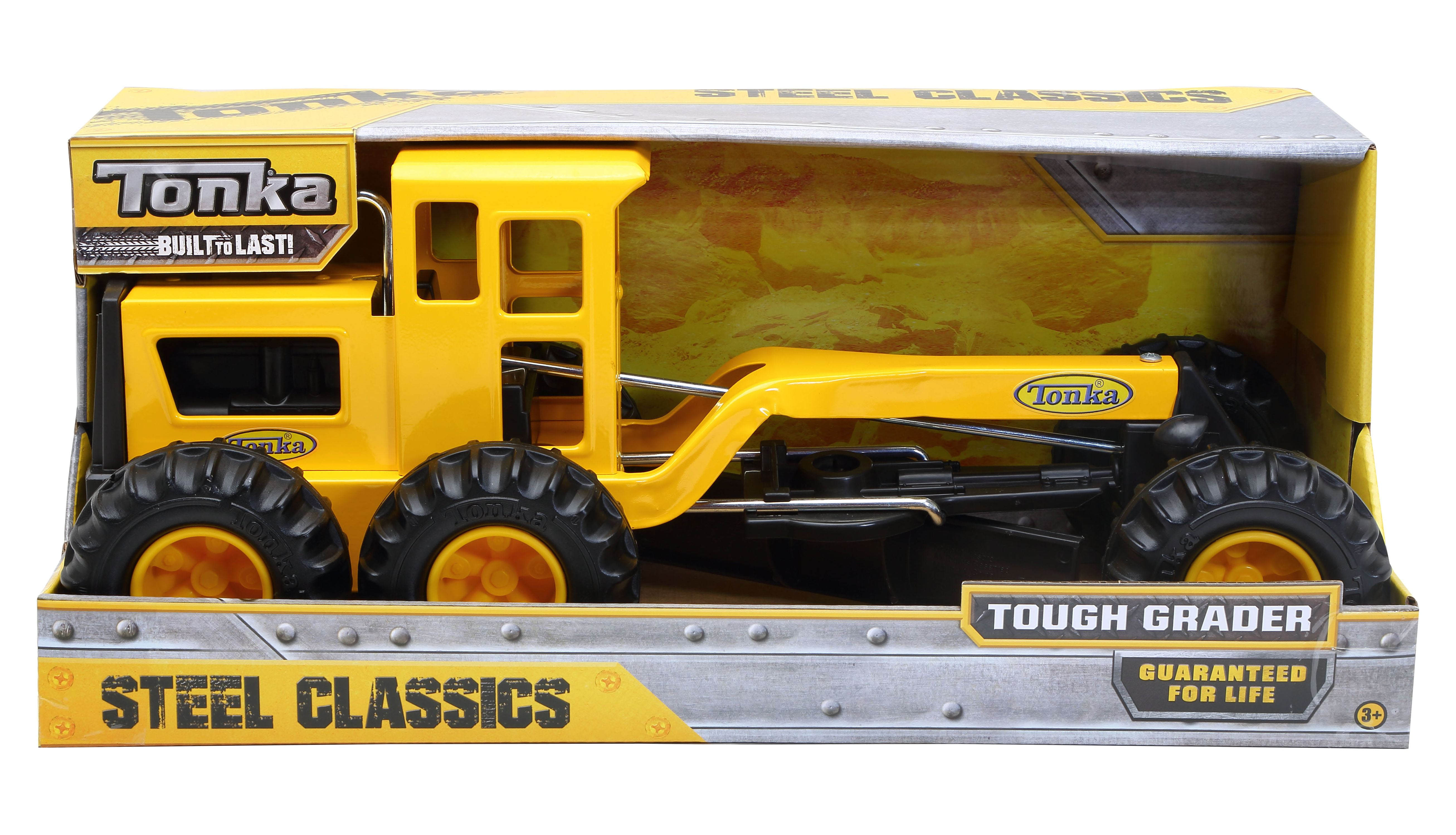 VINTAGE 1997 HASBRO TONKA sale TOUGH Steel Construction GRADER in Original Box 92510