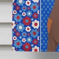 thumbnail image 4 of Red and Tan Doberman Pinscher USA American Flag Canvas House Size, 4 of 5