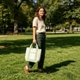 thumbnail image 6 of Pastel Mini Canvas Tote Bag,Limited Edition Canvas Tote Bag for Commuting,Traveling,Vacation,Shopping,1PC Tote Bags, 6 of 7