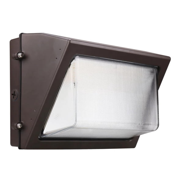 GREENLIGHTDEPOT LED Semi-Cutoff Wall Pack Light - 120W - 17,280 Lumens - SWP5 - Glass Lens - Forward Throw - CCT Selectable 3000/4000/5000K, DLC 5.1 Listed