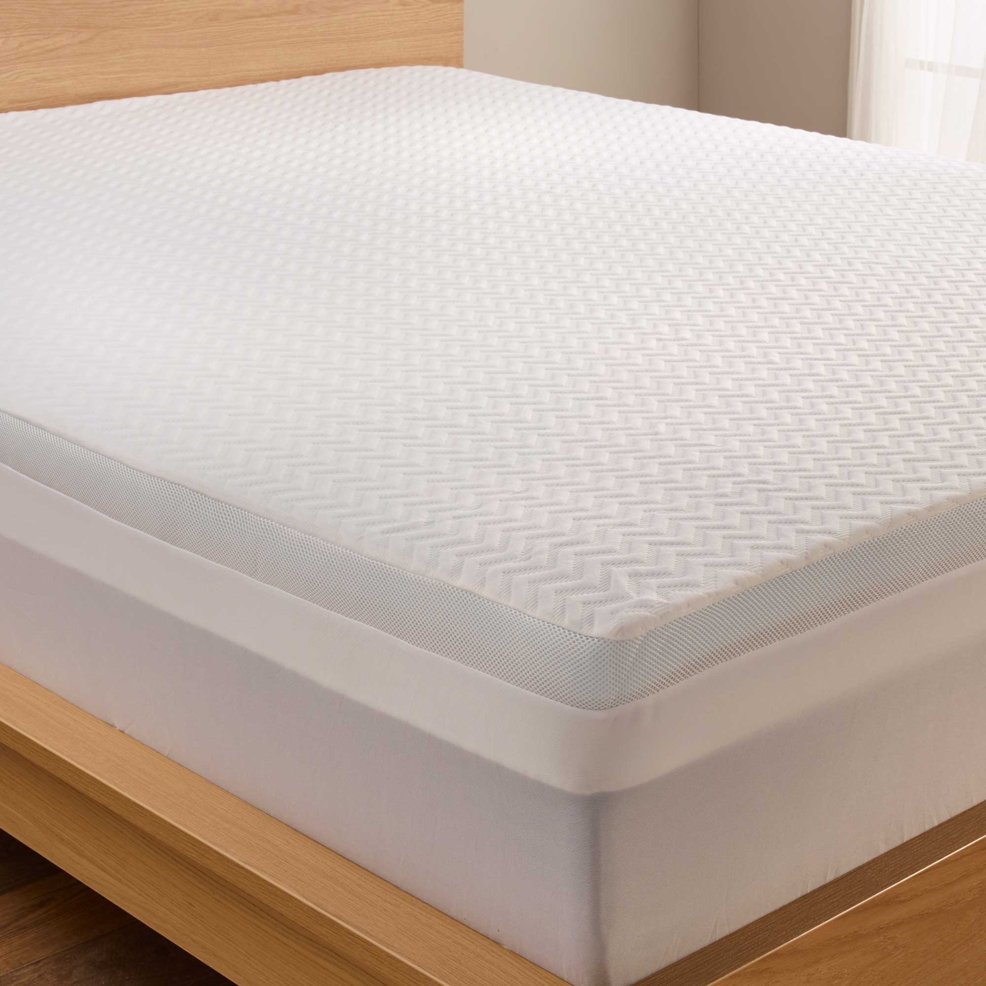 Comfort Tech 2" Serene Foam Mattress Topper with Removable Cover, TwinXL