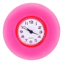 LEORX Battery Operated Bathroom Clock Suction Cup Waterproof Plastic Timekeeping 1Pack