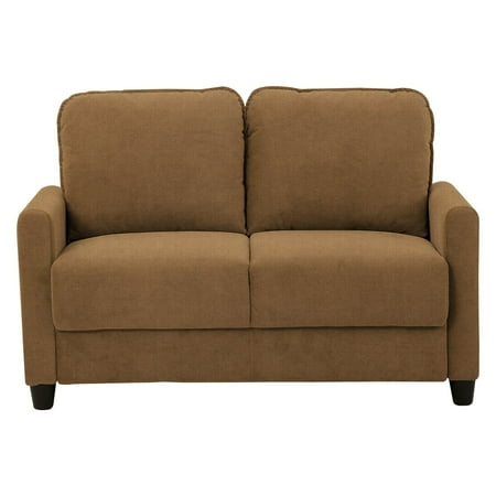 2 Piece Fabric Loveseat - Lifestyle Solutions Shelby Loveseat in Taupe Fabric