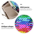 thumbnail image 4 of 1pc Colorful Fashion Sequins Coin Purse Change Purse Mini Stylish Cosmetic Bag Purse Wallet, 4 of 8