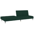 thumbnail image 2 of vidaXL 2-Seater Adult Sofa Bed - Dark Green Velvet, 2 of 5