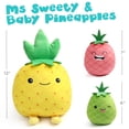 thumbnail image 6 of LotFancy Pineapple Plush Toy Pillow, Cute Squishy Stuffed Animal Plushie Doll Gift for Kids Girls Boys, 6 of 7