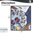 thumbnail image 4 of Stupell Industries Coastal Oysters on Ice Black Framed Giclee Art, 11 x 14, by Rachel Nerney, 4 of 8