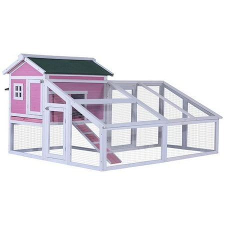 Tucker Murphy Pet Kershner Wooden Hutch Chicken Coop Walmartcom