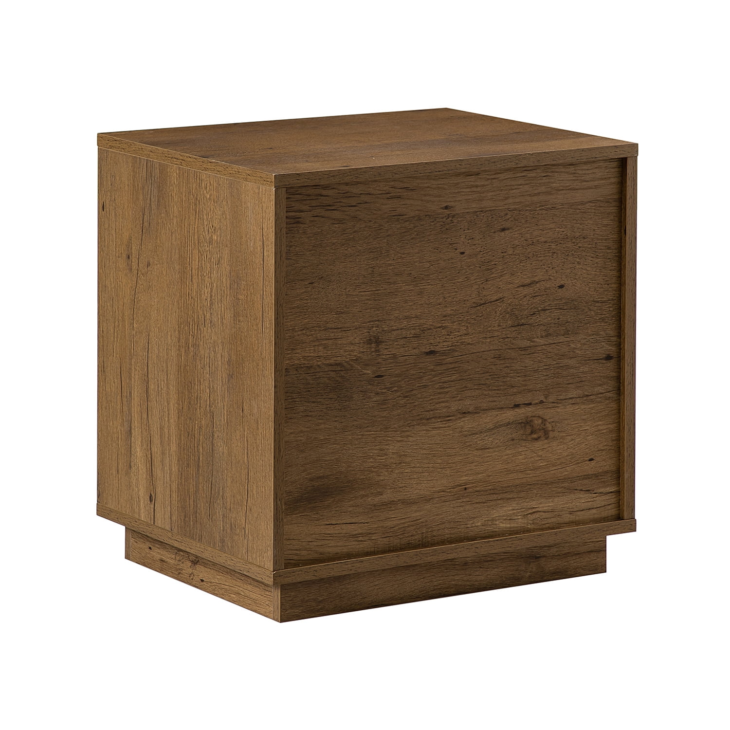 Resenkos Modern Design Wooden End Side Table with 2 Drawers, Nightstand Storage Cabinet for Bedroom,Natural Resenkos Modern Design Wooden End Side Table with 2 Drawers, Nightstand Storage Cabinet for Bedroom,Natural