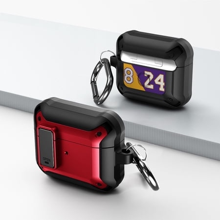 Duo Shield Secure Lock Designed For AirPods 3rd Gen With Hook  Red/Black price history on PriceWatchPro