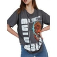 thumbnail image 2 of Ambar Women's Tiger Printed Short Sleeve Tshirt, Anthracite \ White,S - US, 2 of 3