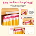 thumbnail image 5 of Teacher Desk Skirt Back To School Table Skirt Classroom Decorations Pencil Table Cover for Back To School Supplies Kindergarten Preschool Bookcase Cabinet Shelf Decoration, 5 of 7