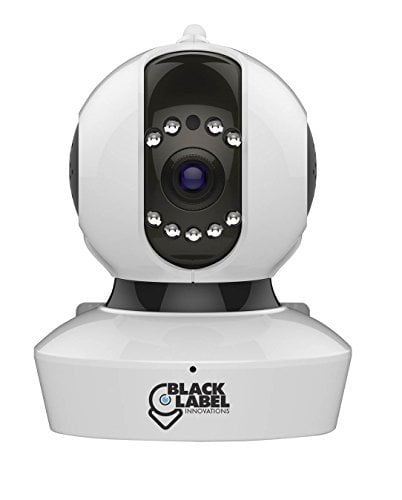 Black Label Cam Pro BL2605 Plug & Play FULL HD 1080P H.264 WiFi camera w/ Pan & Tilt and Night Vision - White