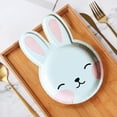 thumbnail image 4 of Matoen 8Pcs Easter Tableware, Happy Easter Bunny Egg Disposable Dinnerware, 8Pcs Paper Plates for Easter Holiday Party Supplies Table Decorations, 4 of 6