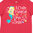thumbnail image 4 of Inktastic 100 Magical Days of School with Blue Mermaid and Fish Boys or Girls Toddler T-Shirt, 4 of 5
