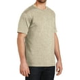 thumbnail image 2 of Men's Perfect Weight Crew Tee Heathered Latte X-Small, 2 of 4