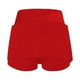 thumbnail image 5 of GEWSEY Women's 20" Knee Length Skorts Skirts Athletic Tennis Skorts Long Golf Skirt with Pockets Modest Skirts Red, 4XL, 5 of 6