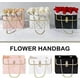 thumbnail image 5 of Zhuge Caja de regalo de papel con flores, 8 unidades, bolsas para ramos, caja de flores con asa, cajas de flores para el día de San Valentín, bolsas para envolver regalos (blanco + negro), 5 of 5