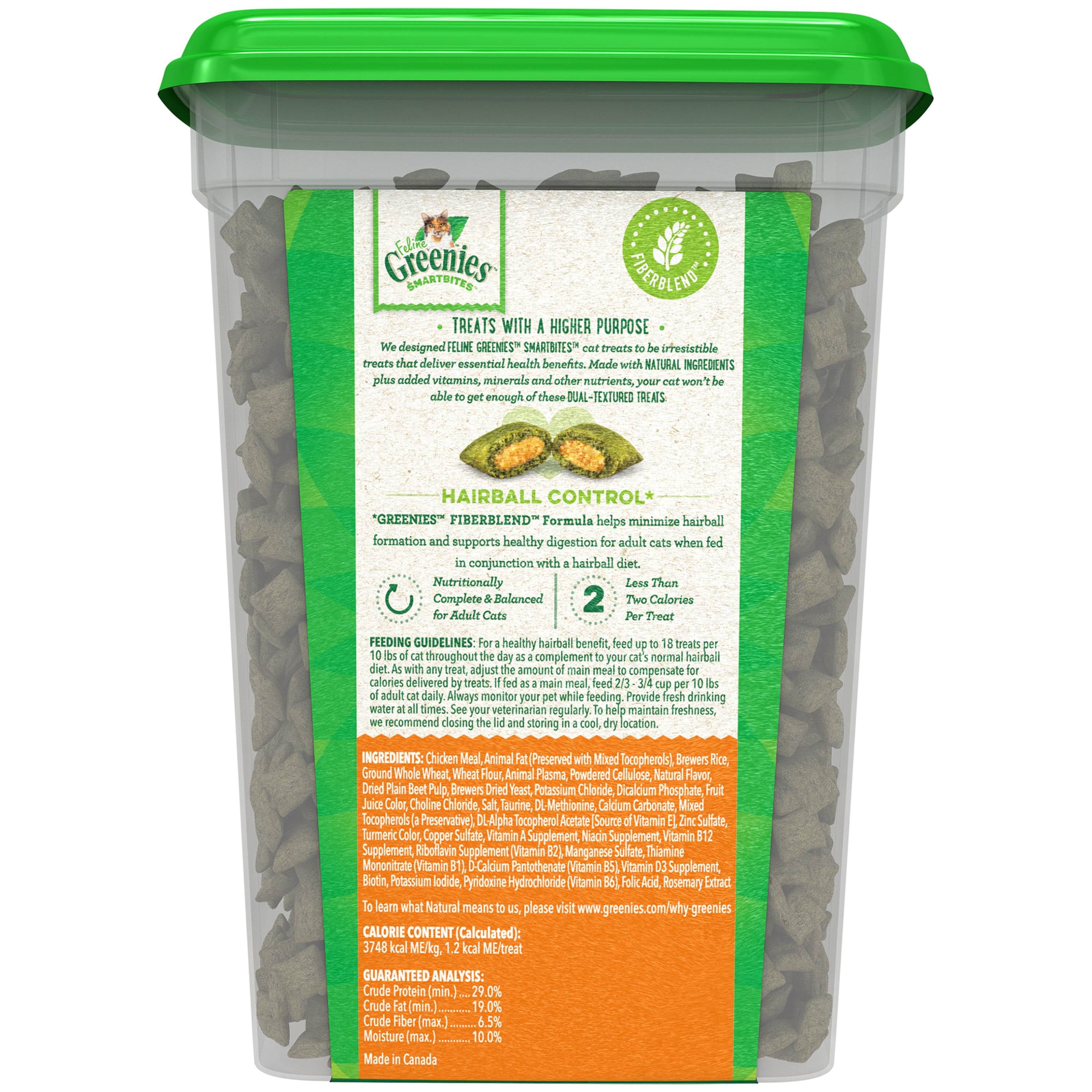 feline greenies hairball control