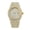 Gold1, variant on VVS1 Lab Created Moissanite Men's Bustdown Iced Out Automatic Mechanical Hip Hop Watch, Comes with Gift Box