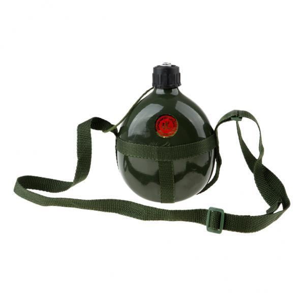 Botella de agua Zulema Cantina Militar del Ejército Ajustable con cinturón para acampar