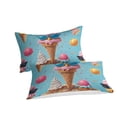 thumbnail image 2 of 3D Ice Cream Printed Comforter Cover Set Children Adult Unique Design Bedding Set Bedroom Decor,Queen (90"x90"), 2 of 5