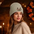 thumbnail image 6 of GUACER Halloween Cute Beanies for Women Warm Casual Soft Embroidered Knit Hats, 6 of 7