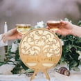 thumbnail image 4 of Unieke Bruiloft Gastenboek Decoratieve met 30 Lege Harten Frame Drop Box Harten Nuestra familia, 4 of 7