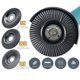 thumbnail image 3 of Muela Abrasiva De Disco Para Tallar Madera, Juego De Discos Para Tallar Madera, De Pendiente Plana De 125 Mm, 3 Piezas De Acero Al Carbono De Alta Resistencia Para Amoladora, 3 of 7