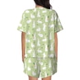 thumbnail image 3 of Naloa Rabbit And Carrot (2) Women's Short-Sleeved Pajama Set, Loungewear, Summer pajamas, Breathable Cozy - XX-Large, 3 of 9