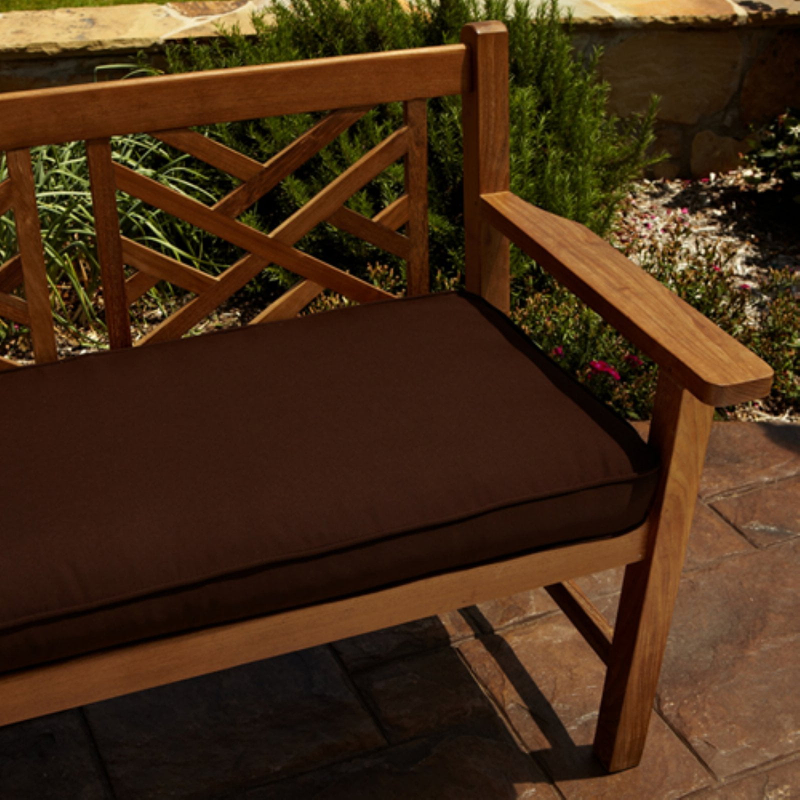 Mozaic Company Sunbrella Corded Indoor Outdoor Bench Cushion 4