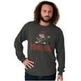 thumbnail image 5 of Papa Smurf Dads Rock Musical Father Men's Long Sleeve Tee T Shirt Brisco Brands 2X, 5 of 6