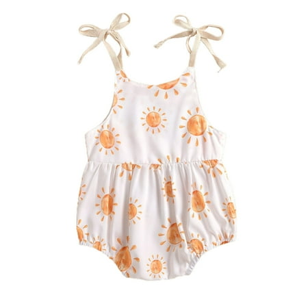 

Onesie Baby Jumpsuit Sleeveless Bodysuits Sling Baby Clothes Sunflower Baby Clothes Sun Crawling Clothes Kid Child Fashion Baby jumpsuits