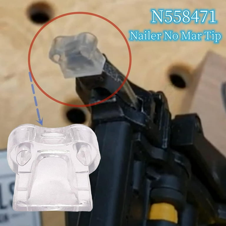 12 PCS N558471 N569446 Compatible with Nailer No Mar Tip DeWalt Replaces DCN680D1 DCN681B Walmart