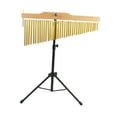 thumbnail image 2 of Milaget Chimes Percussion Adjustable Tripod Stand Bar Chime for Performance Practice 36 Note Black Rack, 2 of 9