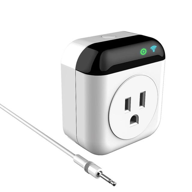 MesaSe Smart Wifi Thermostat Plug Outlet Controller 10A Plug-in Socket APP Control Voice Control Schedule Timer Electric Switch for Heating Cooling Appliances