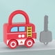 thumbnail image 3 of Vogacara Juguetes para niños, desbloqueo de coches, cerraduras educativas a juego para padres e hijos, juguete de ayuda para enseñanza preescolar para Juguetes Educativos Tipo 2 Vogacara FN010485-02, 3 of 6