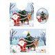 thumbnail image 1 of de Asiento de lnodoro, Etiqueta de Navidad Navideña 2, 1 of 8
