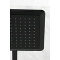 thumbnail image 4 of Kingston Brass K251A0CK Shower Scape 9-5/8" Square Shower Head with Shower Arm, Matte Black, 4 of 5