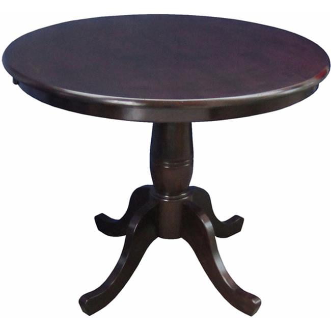 42 In Round Top Pedestal Dining Table, 30 Inch Round Table