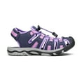 thumbnail image 3 of Dream Pairs Kids Summer Athletic Sandals Boys Girls School Outdoor Sports Sandals Walking Shoes 160912-K PURPLE/LIGHT/GREY Size 5T, 3 of 5